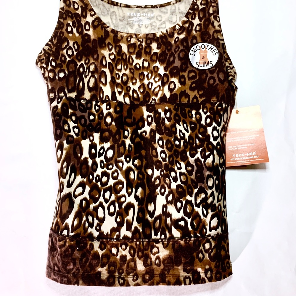 NYLON/SPANDEX SHIRT THAT SMOOTHES AND SLIMS